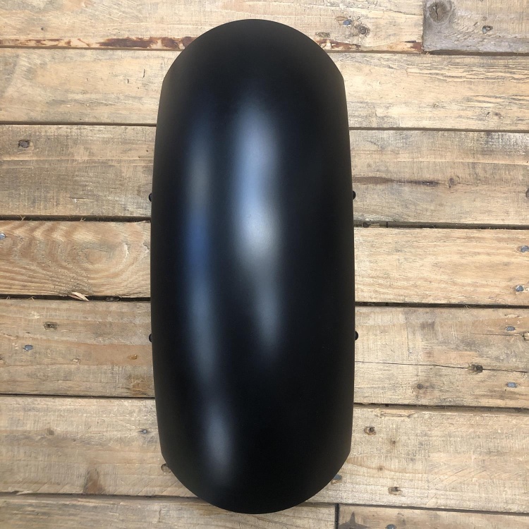 Indian Scout Bobber / Rogue front fender / mudguard in Onyx Black Smoke